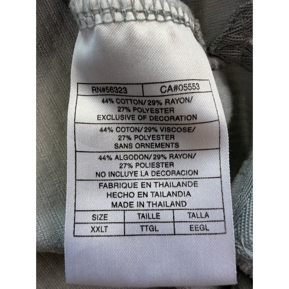 Jordan Brand Grey Ribbed Corduroy Short Sleeve Button Up Shirt XXLT 23 Jumpman - Picture 5 of 12
